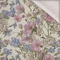 PASTEL FLOWERS WZ. 23 - brushed knitwear with elastane ITY