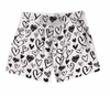 PYJAMAS-SHORTS - HERZEN / schwarz - XXL