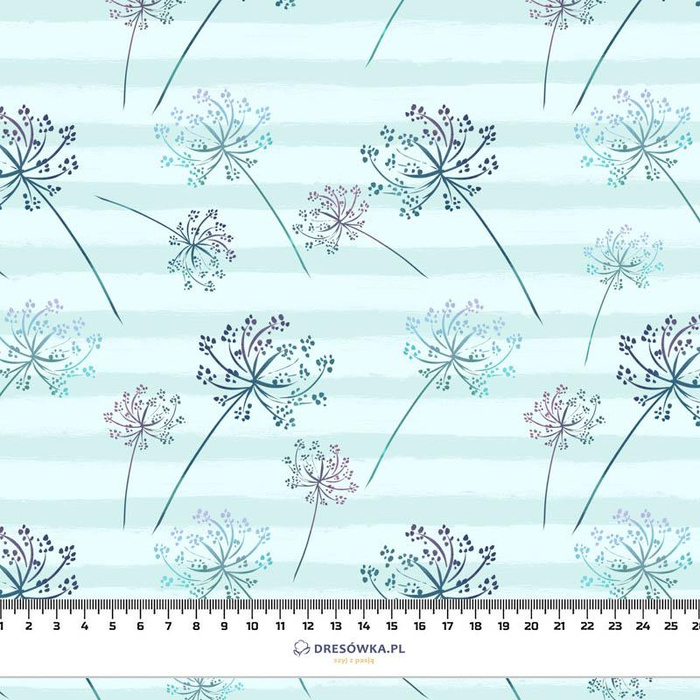 PAMPELIŠKY / PRUHY (VÁŽKY A PAMPELIŠKY) - Mušelín bavlněný