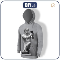 PÁNSKÁ MIKINA S KAPUCÍ (COLORADO) - SCULPTURE'S SELFIE - Sada šití XL
