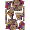 WRAP MIDI DRESS (BIANCA) - MANDALA pat. 2 - sewing set L
