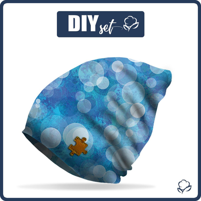 "Beanie" cap - WINTER BOKEH (WINTER IS COMING) 44-47