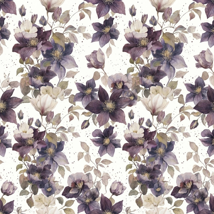 FLOWERS RACCOON FAMILY - Plusz Minky