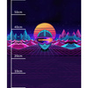 NEON GALAXY WZ.10 - panel (60cm x 50cm)- single jersey s elastanem ITY