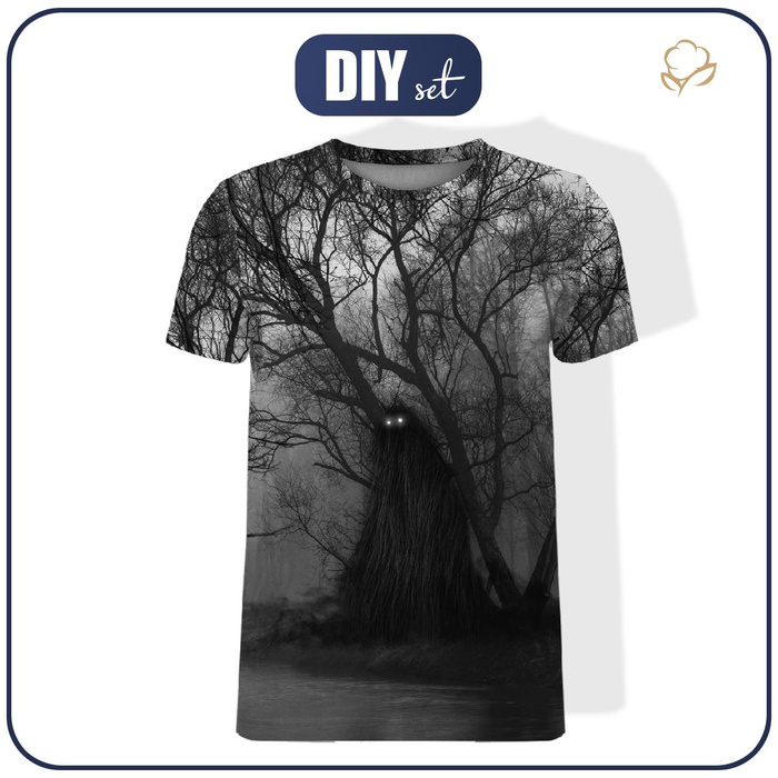 HERREN T-SHIRT - CIEMIENIAK BIEST - Nähset M