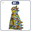 KIDS JACKET DINO (ZOE) - COMIC BOOK - sewing set (158-164)