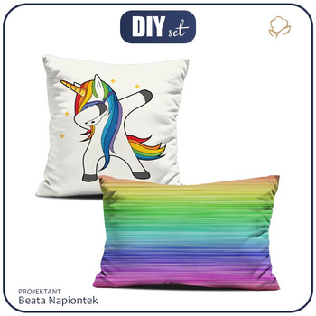 DECORATIVE PILOWS - DABBING UNICORN