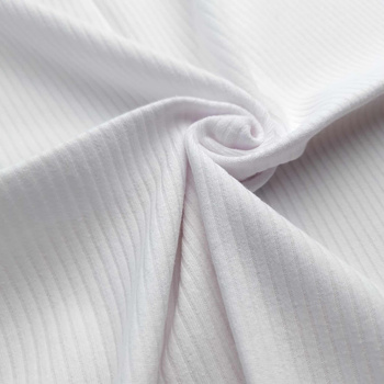 Ribbed Knit HARMONIA 4x2 - WHITE (D-01)