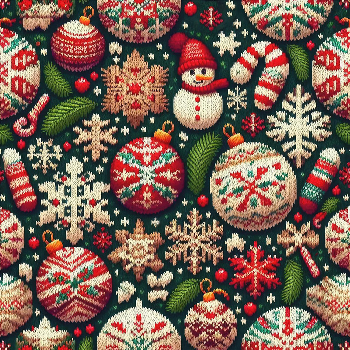 CHRISTMAS SWEATER wz.15- Welur tapicerski