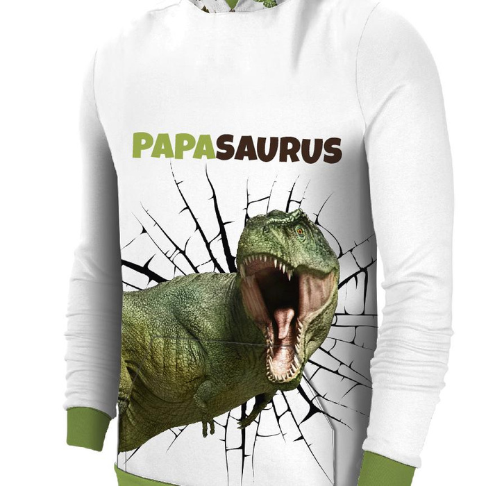 MEN’S HOODIE (COLORADO) - PAPASAURUS - sewing set L
