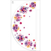 Maxirock Panel - krepp - FLOWERS WZ. 73