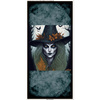 PILLOW 45X45 - WITCH - Upholstery velour - sewing set