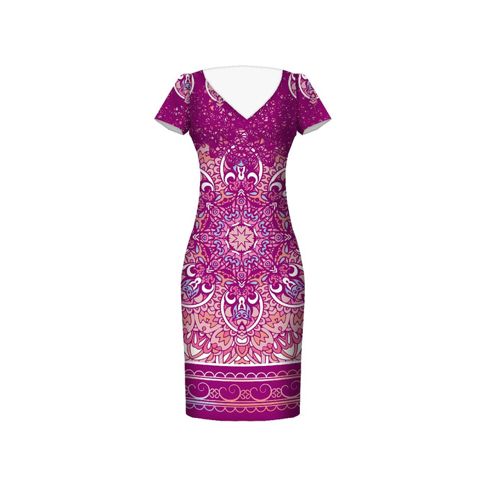 COLORFUL MANDALA pat. 3 - dress panel