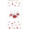 POLŠTÁŘ 45x45 - VALENTÝNSKÉ SRDCE (HAPPY VALENTINE’S DAY) - Bavlněná tkanina - přední + zadní strana