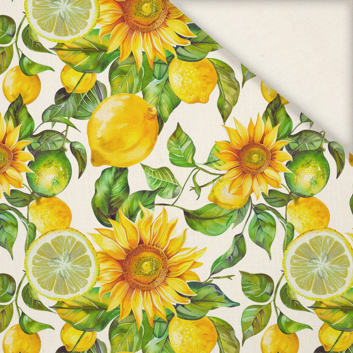 Sunflowers wz. 6 - Slub Weave
