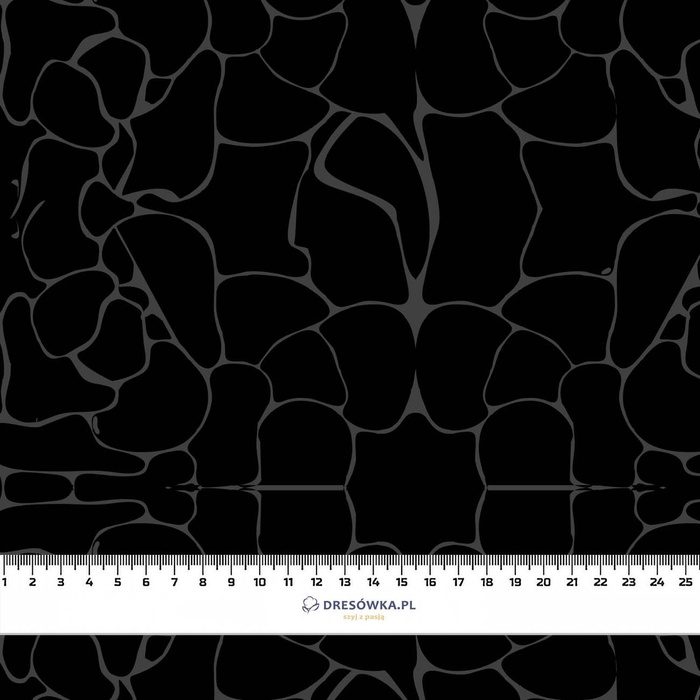 WATER WORLD (BACKGROUND) / black - brushed knitwear with elastane ITY