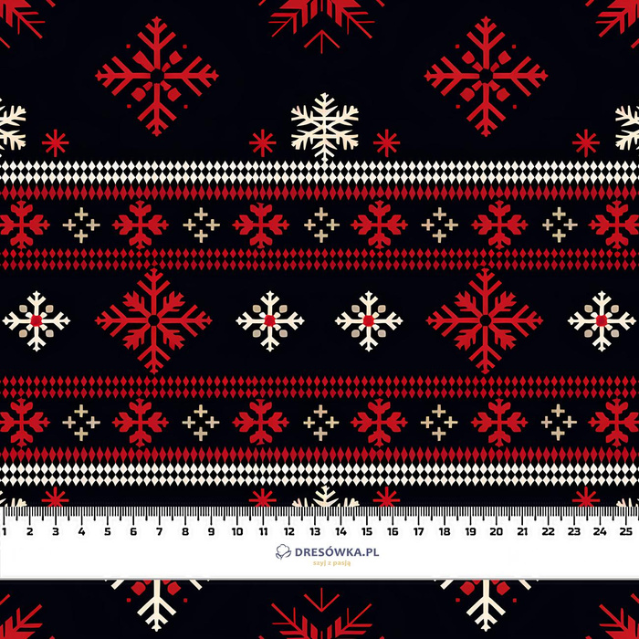 CHRISTMAS SWEATER wz.6 - Hydrophobic brushed knit