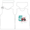 KINDER T-SHIRT- 5. GEBURTSTAG / TRAKTOR - Single Jersey (116/122)