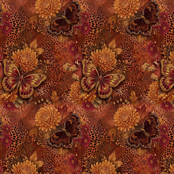 ANIMAL PATTERN WZ. 7 - Hydrophobic brushed knit