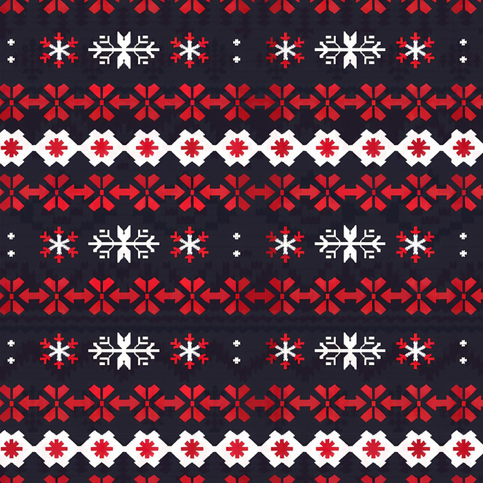 CHRISTMAS SWEATER wz.8 - teplákovina s elastanem ITY