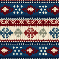 CHRISTMAS SWEATER wz.10 - Woven Fabric for tablecloths