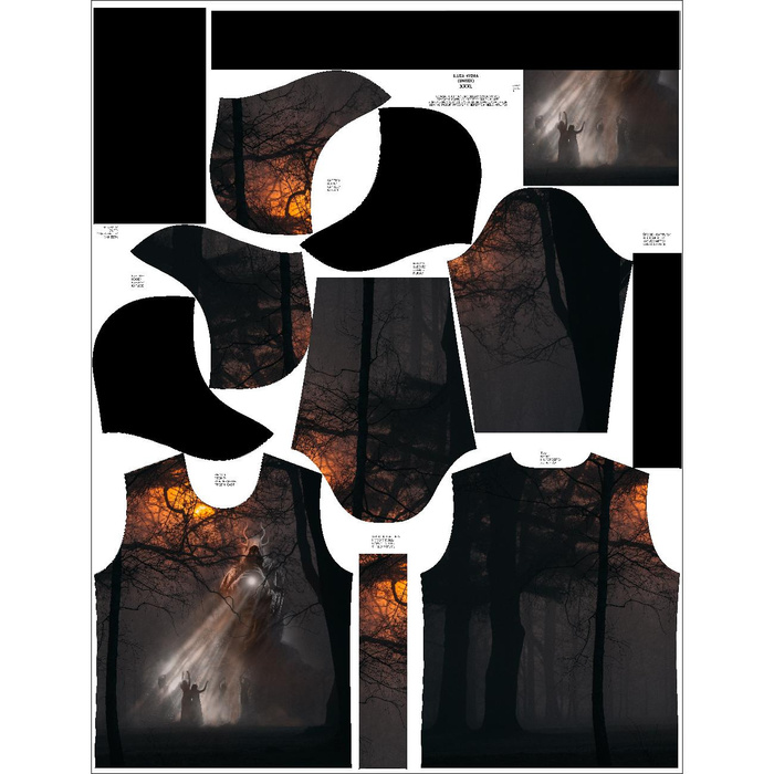 UNISEX HOODIE (HYDRA) - TAŃCE BIEST - Nähset (146/152)