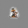 CUTE ANIMALS wz.14 - panel (60cm x 50cm)   Baumwoll Webware