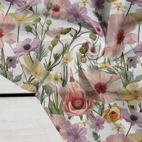 PASTEL FLOWERS WZ. 32 - Krep