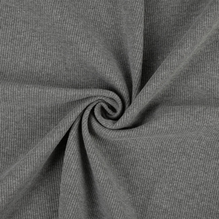 Rib Jersey fabric Unicolour - ECO MELANGE (D-190)
