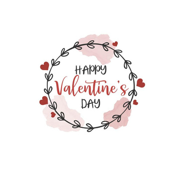 HAPPY VALENTINE’S DAY (HAPPY VALENTINE’S DAY) - panel 50cm x 60cm