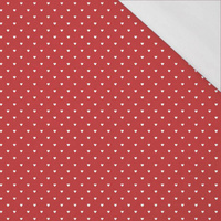 HEARTS pat. 2 / red (VALENTINE'S MIX) - single jersey with elastane
