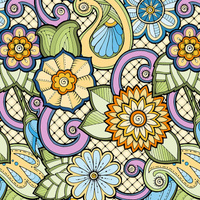 BUNTER ORNAMENT - Baumwoll Webware