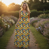 SUNFLOWERS wz. 4 - lycra 300g