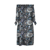 KLEID "CARMEN" - Paisley Mst. 6 - Krepp XXL