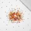 AUTUMN LEAVES - panel (60cm x 50cm)  bavlněná tkanina