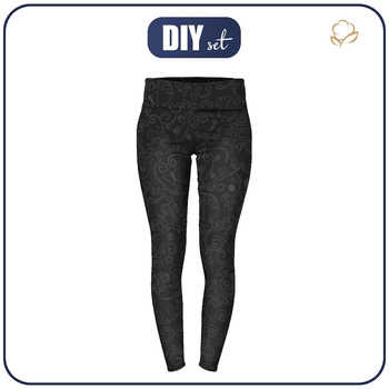 DAMEN THERMO LEGGINGS (GRETA) - ETNO / Kontur - Nähset XXXL