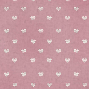 HEARTS / (acid) pink (NORWEGIAN PATTERNS) - single jersey with elastane