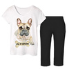 PAJAMAS-T-SHIRT - BULLDOG - M