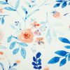 PAINTED PEONIES / white - looped knit 