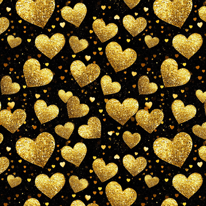Black & Gold Glamour wz.5 - Nylon fabric PUMI