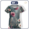 DAMEN T-SHIRT - VINTAGE FLOWERS m. 6 - Nähset XXXL