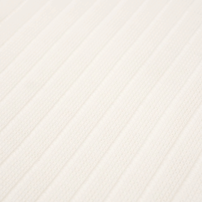 Thin ribbed knit HARMONIA 220g - Cloud Dancer/ ECRU (D-02) 