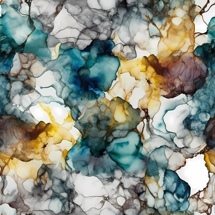 ALCOHOL INK PAT. 1 - Viscose jersey