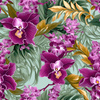EXOTIC ORCHIDS WZ. 3- Welur tapicerski