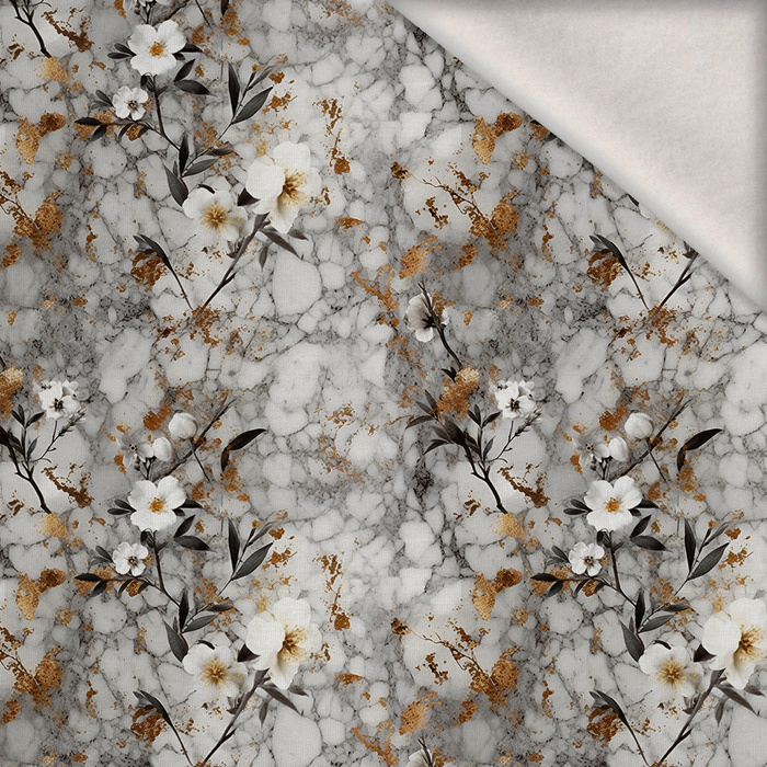 FLOWERS - Cloud Dancer WZ.2 - Wintersweat angeraut mit Elastan ITY