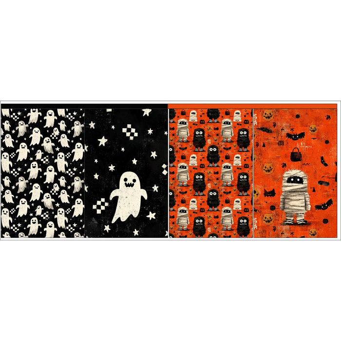 Gift pouches - HALLOWEEN 10- sewing set - SMALL