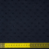 DROPS / navy - Embroidered cotton fabric