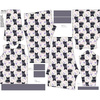 KINDERPYJAMAS "MIKI" - PASTEL BLACK CAT - Nähset (86/92)