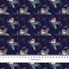 WINTER ROBINS (WINTER IN PARK) - looped knit fabric with elastane ITY