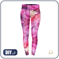 LEGGINSY SPORTOWE - AKWARELOWA GALAKTYKA WZ. 6 - XS